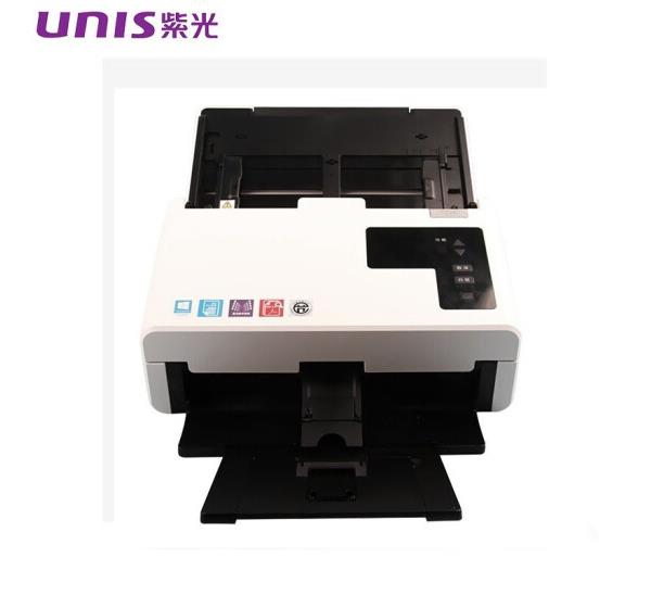 紫光 UNIS Q400 A4高速馈纸式扫描仪 发票文档票据40页80面/分钟