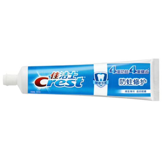 佳洁士健康专家防蛀修护牙膏(晶莹薄荷)140G+佳洁士超细柔韧黑茶深洁牙刷（单位：套）