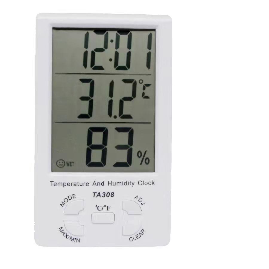 创新 TA308大屏幕多功能数显电子钟 创意温度显示/白色（单位：个）