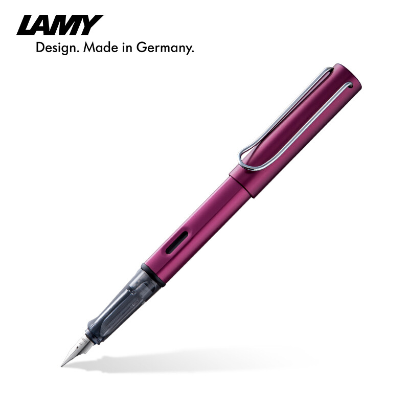 凌美（LAMY）钢笔 恒星系列紫红色金属杆墨水笔 F笔尖-0.7mm（单位：支）