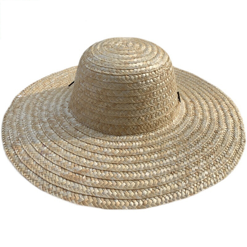 国产 农民手工麦秆草帽