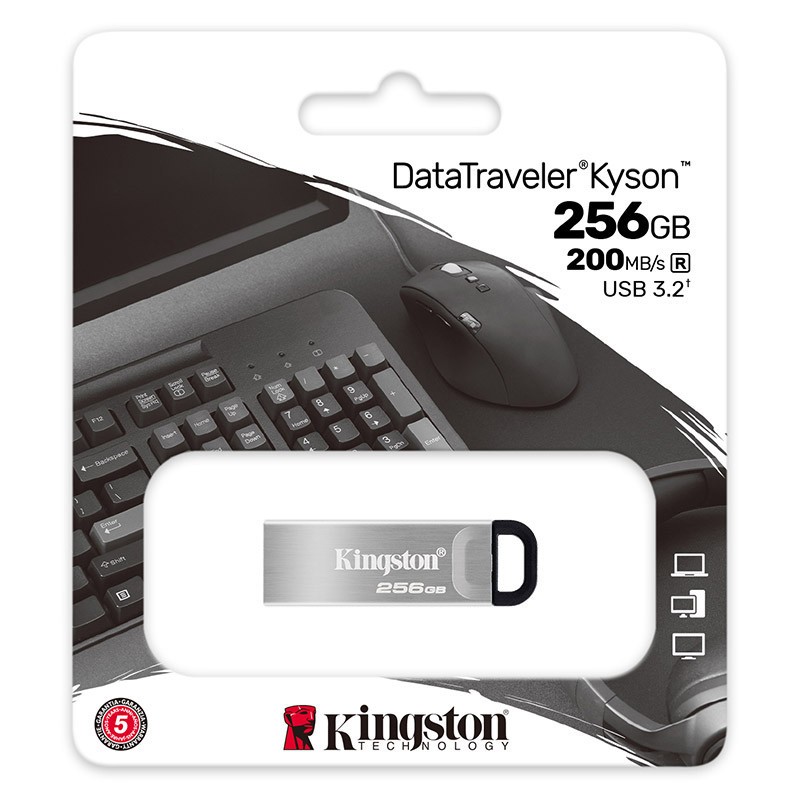 金士顿（Kingston）256GB USB 3.2 Gen 1 U盘 DTKN 金属外壳