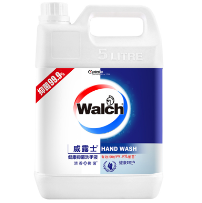 威露士（Walch）健康抑菌洗手液5L（单位：桶）