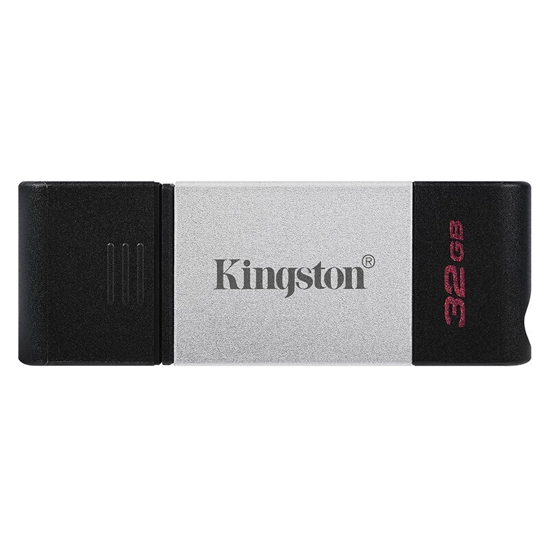 金士顿（Kingston）32GB USB3.2 Gen1 DT80 Type-C U盘 