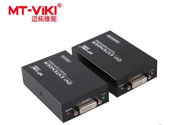 迈拓维矩（MT-viki）DVI延长器 网线rj45双绞线DVI双通道 MT-DV100 100米