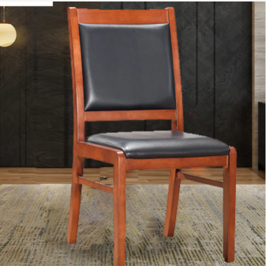 项鼎 椅子 黑西皮 橡胶木 办公椅子（单位：把）