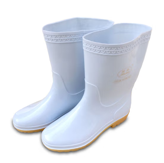 丽泰 白色食品靴 耐油防滑 筒高26-28cm（含鞋跟） 雨鞋 水鞋 白色 鞋号随机（单位