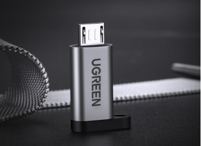 绿联 Type-C转Micro USB转接头 USB-C数据线充电线安卓转换器头 通用华为