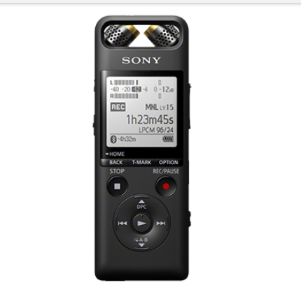 索尼（SONY） PCM-A10 16GB数码录音笔专业线性高清降噪蓝牙远距离操控语音转写