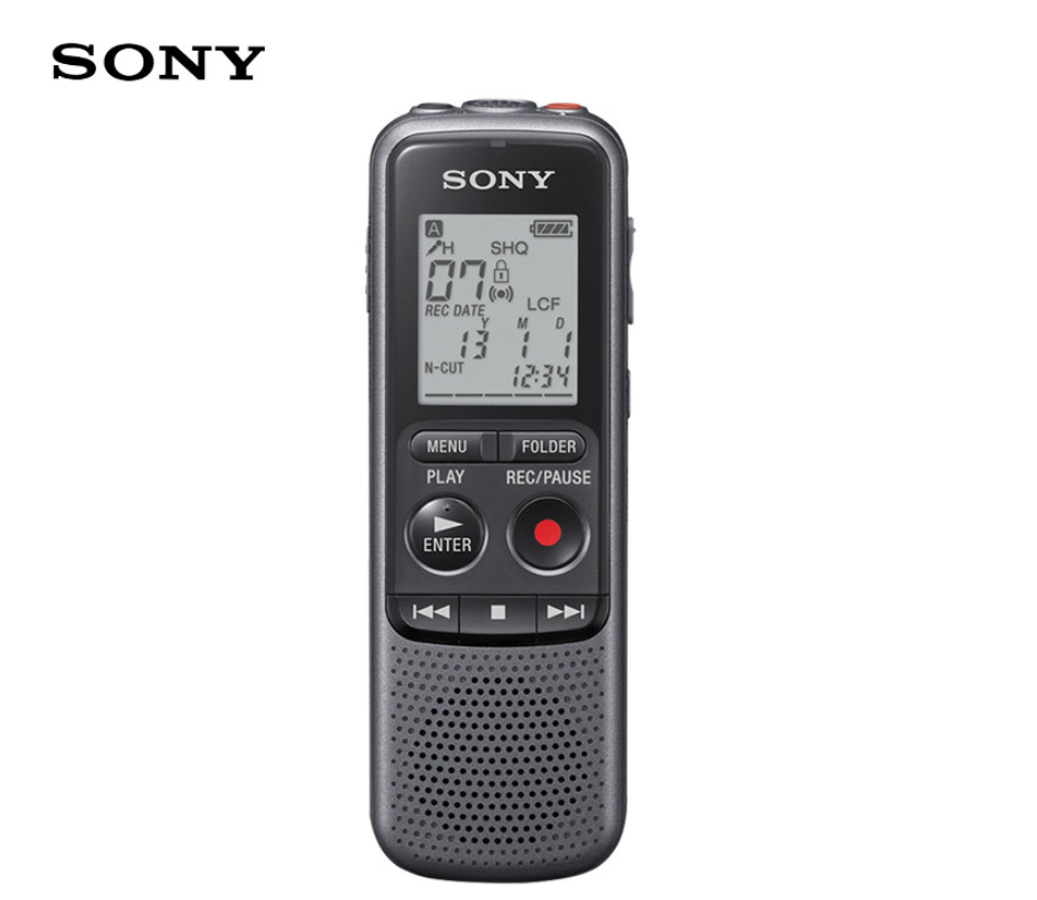 索尼（SONY）专业数码录音笔 ICD-PX240 4G 黑色 智能降噪