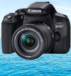 佳能  EOS 850D套机单反相机 800D升级版入门高端单反Vlog相机 850D+18-55mm IS STM套机 （含128卡含包）