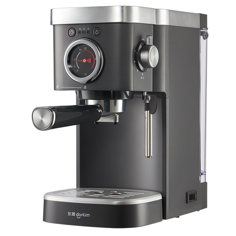 东菱（Donlim） 咖啡机意式温度可视半自动家用蒸汽奶泡机小型咖啡萃取器DL-6400 意式升级版
