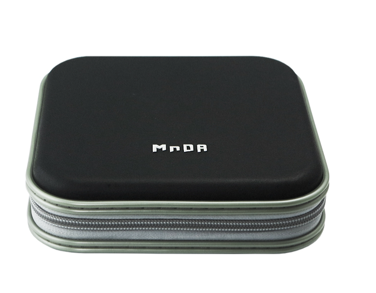 铭大金碟（MNDA）CD/DVD 40片 塑料外壳 光盘加固收纳包 黑色