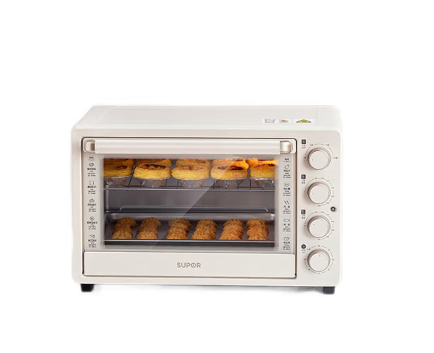 苏泊尔（SUPOR）家用多功能35L大容量电烤箱 上下独立控温 多层烤位专业烘焙带炉灯 O