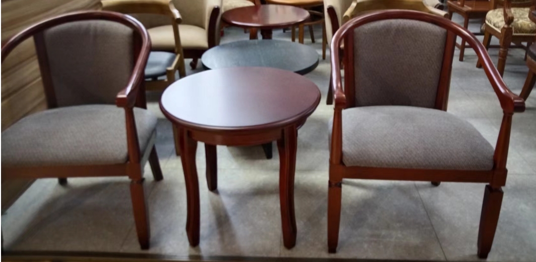 项鼎 实木圆桌椅 圆桌直径600含配套座椅