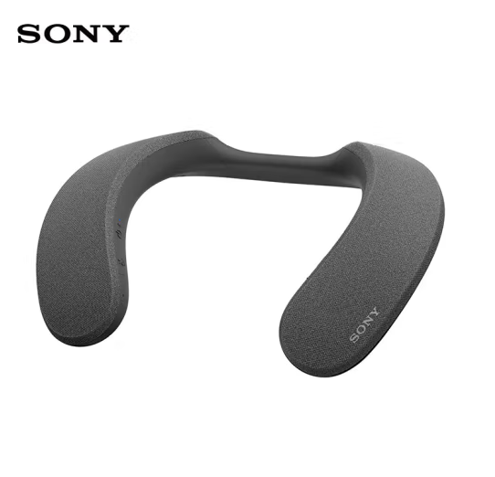 SONY索尼 SRS-NS7R 颈挂式蓝牙音箱 可穿戴式 支持电视连接 3D环绕声 球赛伴侣 游戏听歌 IPX4防水