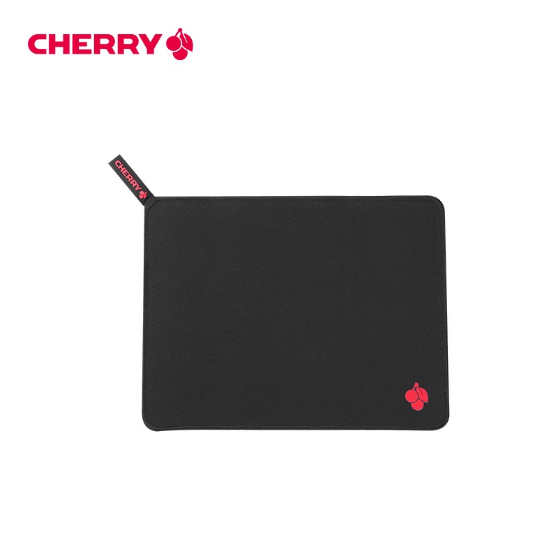 樱桃（CHERRY）鼠标垫小号 办公桌垫 键盘垫 游戏鼠标垫 网格纤维顺滑鼠标垫 黑色粗面