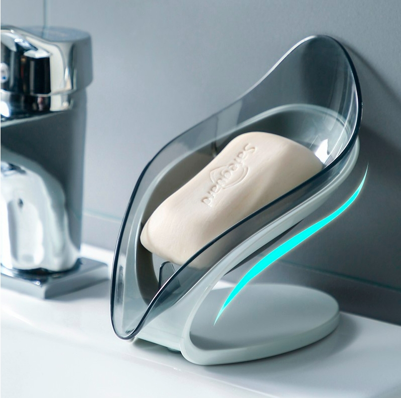 尚美德 肥皂盒浴室免打孔吸盘香皂盒创意肥皂架卫生间收纳置物架