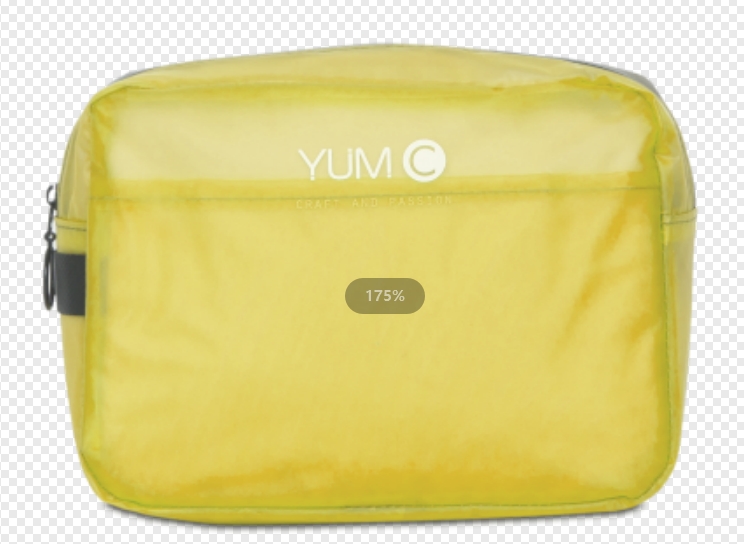 Y.U.M.C. S2008-旅行收纳包洗漱包-透明果冻款淡黄