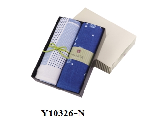 内野 Y10326-N 和风古系列面巾2条装礼盒