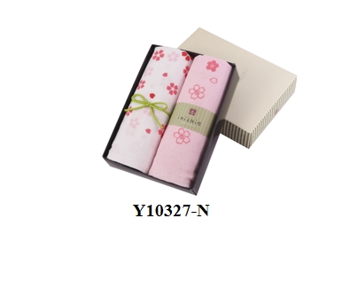 内野 Y10327-N 和风古系列面巾2条装礼盒