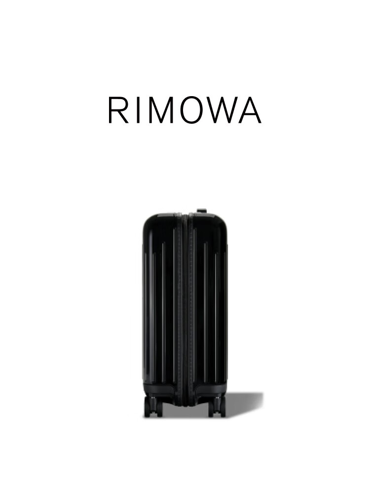 RIMOWA日默瓦Essential Lite19寸聚碳酸酯拉杆旅行登机箱  亮黑色