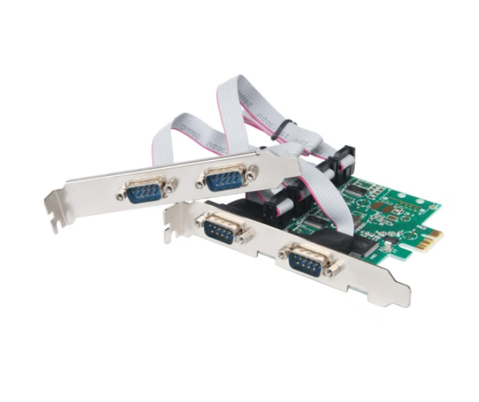 魔羯(MOGE)PCIEx1转4路RS232扩展卡 MC2328 台式机4口串口转接卡 W