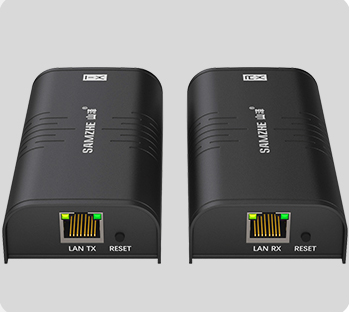 山泽（SAMZHE）HDMI延长器 RJ45网口网线100米HDMI信号放大器 发射 接收