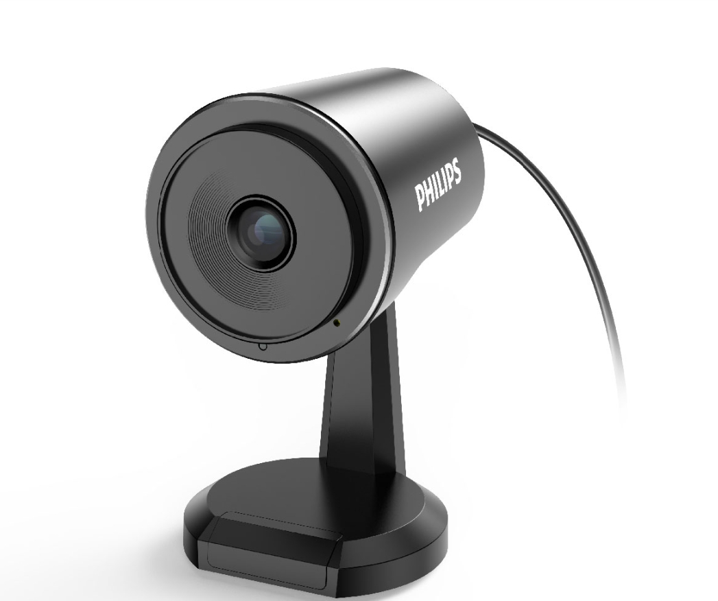 飞利浦摄像头 教育直播内置麦克风 1080P家用远程视频会议网课 USB电脑笔记本台式机高