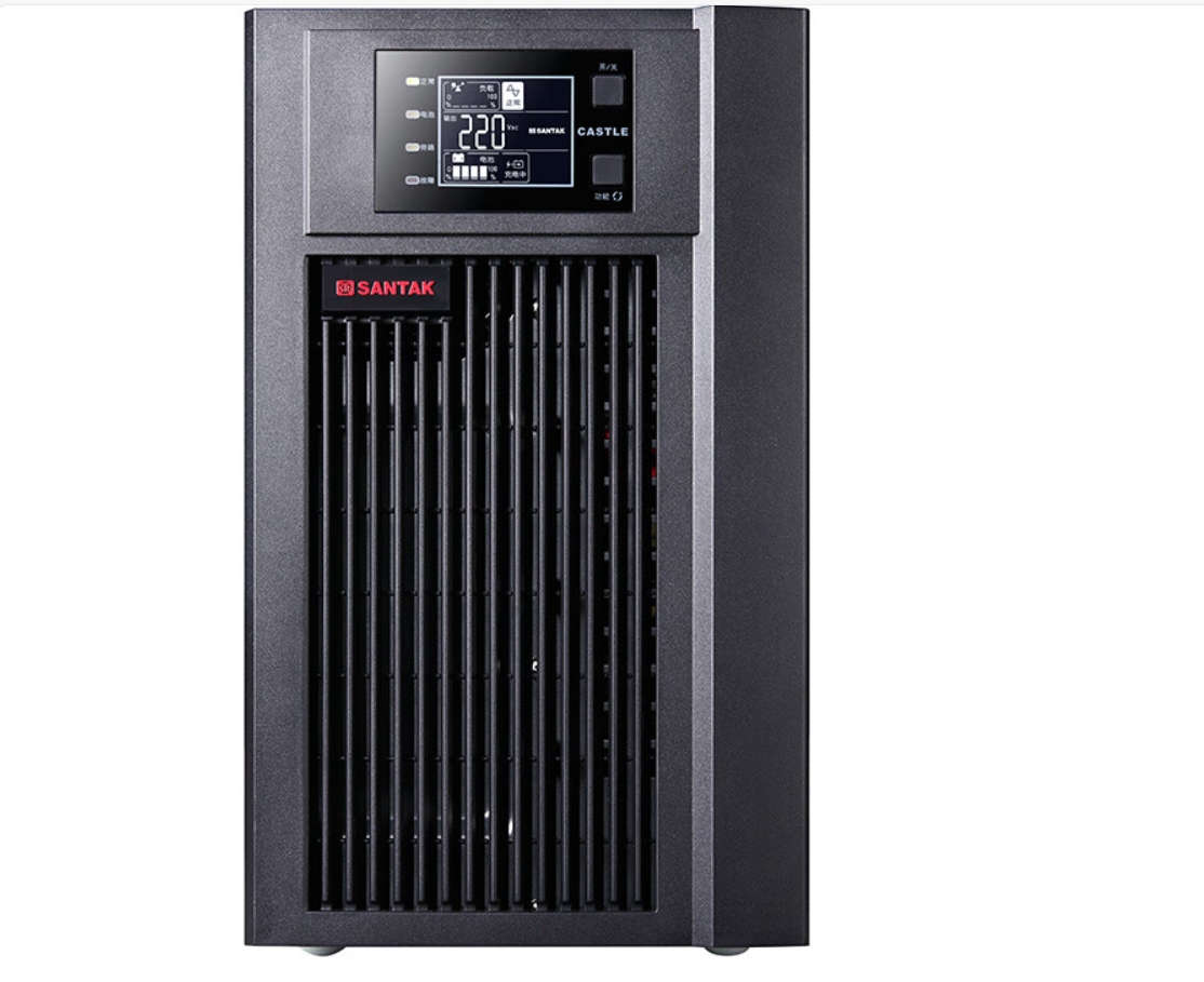 山特UPS不间断电源 C3KS 续航30分钟套餐 3KVA/2400W 机房服务器智能稳压备电守护设备 含山特电池18AH*8 电池柜*1套装